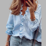 N&L - Elegant Long Sleeve Blouse Maren