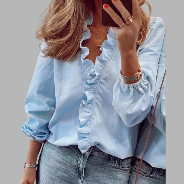 N&L - Elegant Long Sleeve Blouse Maren