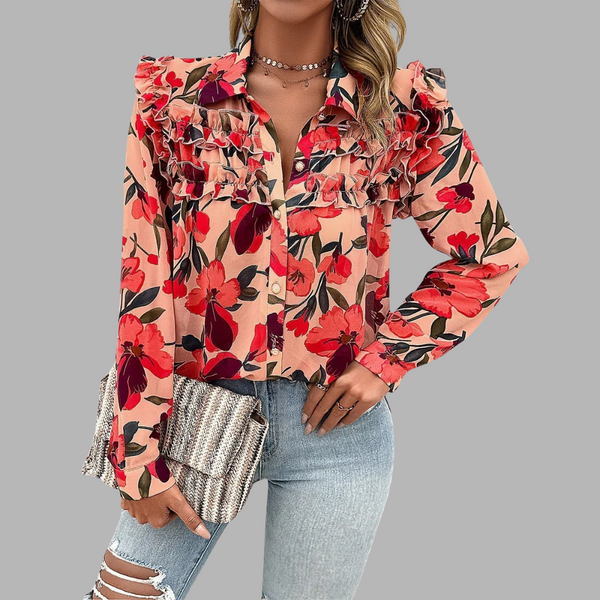 N&L - Elegant Long Sleeve Top Romy