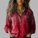 N&L - Retro Floral Print Blouse Nanna