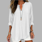N&L - Chic V-Neck Blouse Alicia