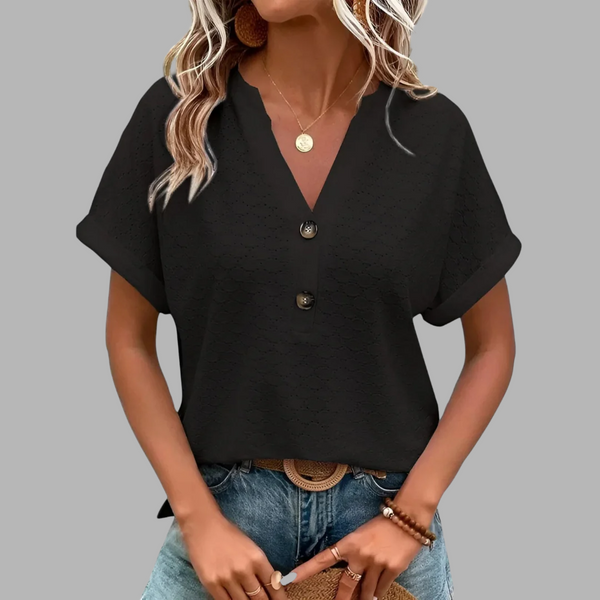 N&L - Chic Jacquard Elegance Blouse Florence