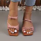 Valentina Bow Slingback Heels