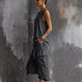 Women's Utility Casual Cotton Blend Cargo Pants MDZ2844D8GMJ