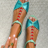 Chelsea | T-Strap Heart Detail Sandal