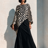 Women's Casual Black Full-Sweep Maxi Skirt MDZ3195H9ZRK
