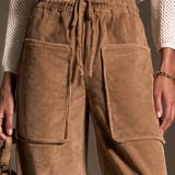 Women's Drawstring Casual Wide-Leg Pants MDZ0142I3GMJ