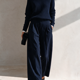 Women's Faux-Layered Knit Top & Trouser Set MDZ0292I2ZRK