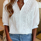 N&L - Elegant Puff Sleeve Blouse Ella