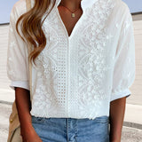 N&L - Elegant Puff Sleeve Blouse Ella