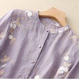 N&L - Embroidered Cotton Top Mila