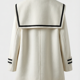 Frosta - Loose Sailor Coat with Large Pocket