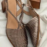Summer | Pointed-Toe Block Heel Pump