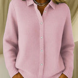 P|H - Collared Waffle Knit Sweater Dorothy