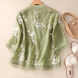 N&L - Embroidered Cotton Top Mila