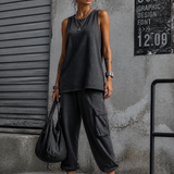 Women's Utility Casual Cotton Blend Cargo Pants MDZ2844D8GMJ