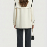 Frosta - Loose Sailor Coat with Large Pocket