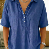 N&L - Elegant Linen Blouse Cynthia