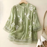 N&L - Embroidered Cotton Top Mila