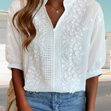 N&L - Elegant Puff Sleeve Blouse Ella