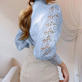 N&L - Long Sleeve Lace Detail Shirt Tove