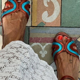 Ebony | Colour-Block Slingback Sandal