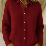 P|H - Collared Waffle Knit Sweater Dorothy