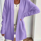 N&L - Longline Open-Front Knit Cardigan Judith