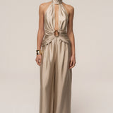 Gold Accent Jumpsuit