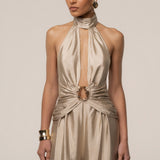 Gold Accent Jumpsuit