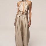 Gold Accent Jumpsuit