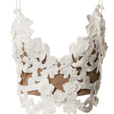 White Anahi Embroidered Top