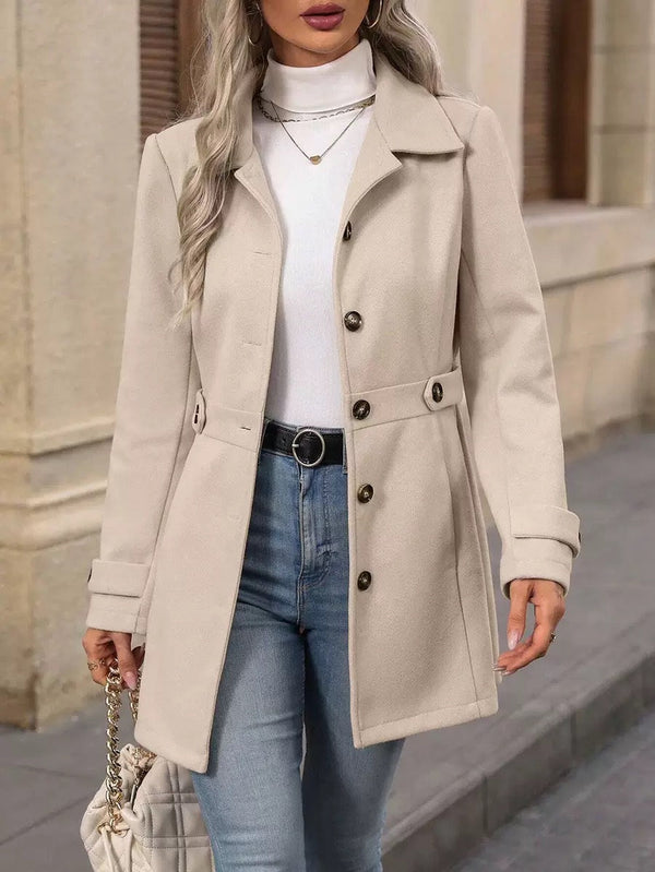 N&L - Classic Tailored Belted Coat Margaret