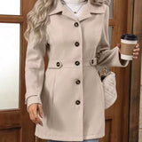 N&L - Classic Tailored Belted Coat Margaret