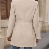 N&L - Classic Tailored Belted Coat Margaret