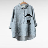 N&L - Elegant Patterned Shirt Émilie