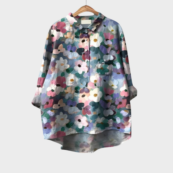 N&L - Elegant Patterned Shirt Émilie