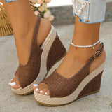 Isabelle Linen Slingback Sandals