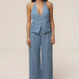 Chambray Downtown Pant