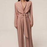 Mauve Estate Wrap Top