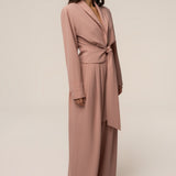 Mauve Estate Wrap Top