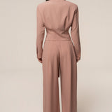 Mauve Estate Wrap Top
