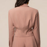 Mauve Estate Wrap Top