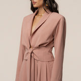 Mauve Estate Wrap Top