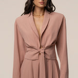 Mauve Estate Wrap Top