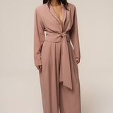 Mauve Estate Pleated Trouser
