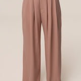 Mauve Estate Pleated Trouser