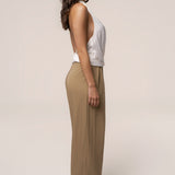 Ivory Villa Draped Halter Top