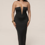 Black Midnight Illusion Maxi Gown