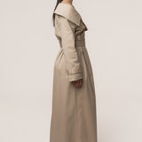 Stone Soft Authority Trench Coat